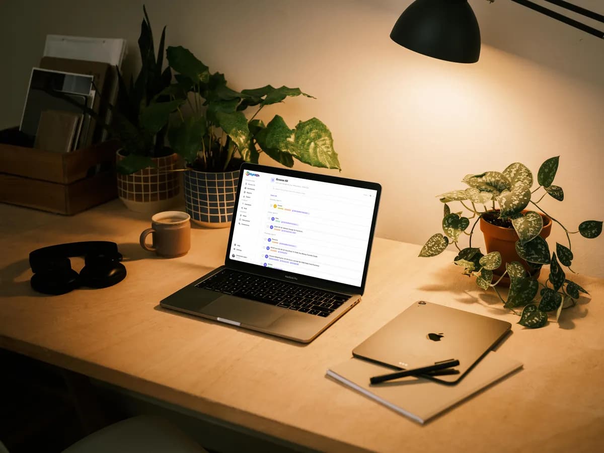 RightOffs app running on a laptop - expense tracking dashboard